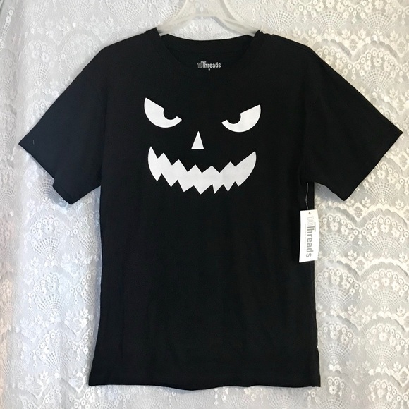 NWT Halloween Jack-O-Lantern 🎃 Face T-Shirt- Med - Picture 1 of 7